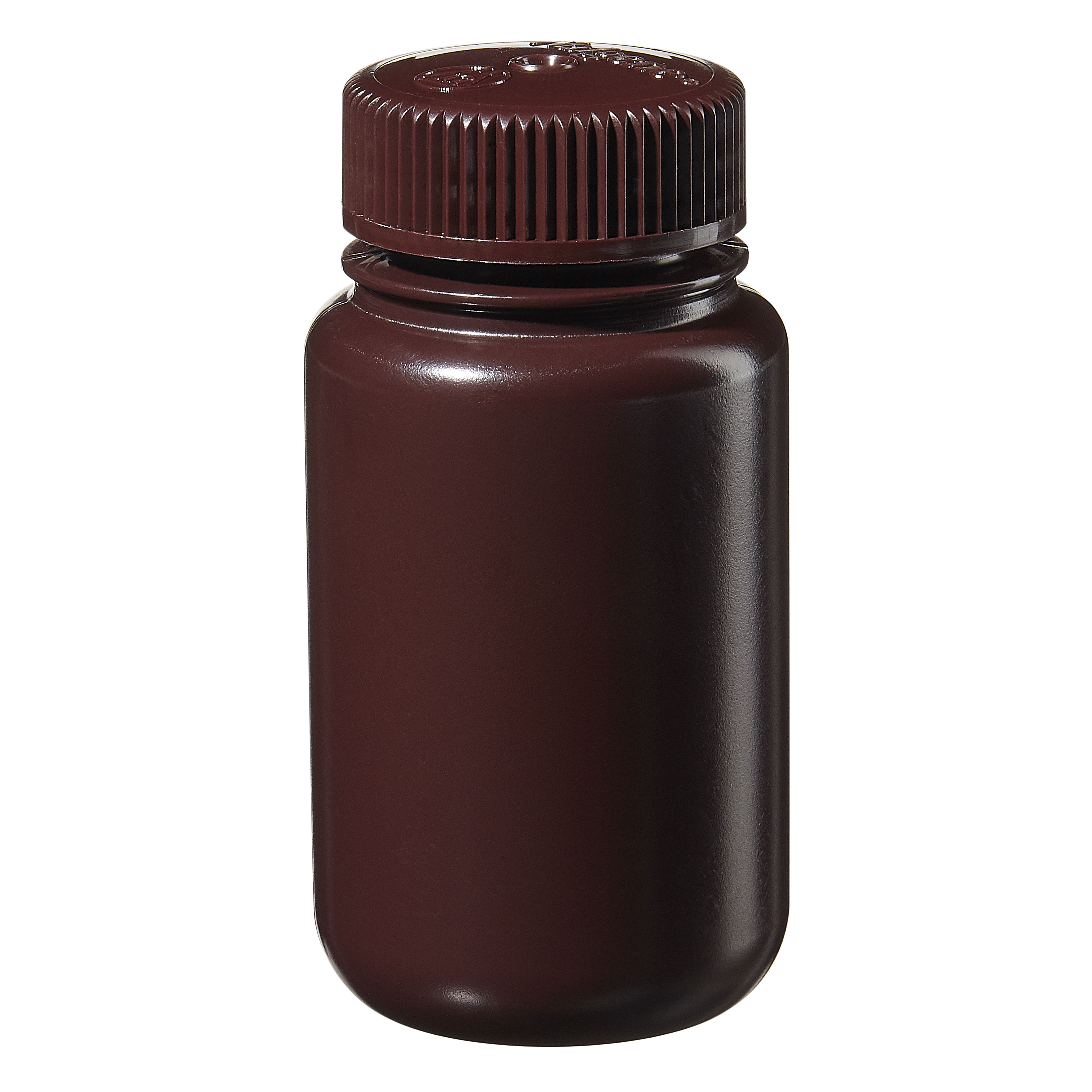[Thermo Nalgene] 2106-0004 / 125mL Nalgene Wide-Mouth Lab Quality Amber HDPE Bottle
